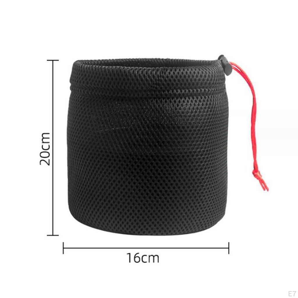 Geantă de camping Organizator pentru tacâmuri, anti-coliziune, cu șnur negru, pentru grătar pe plajă