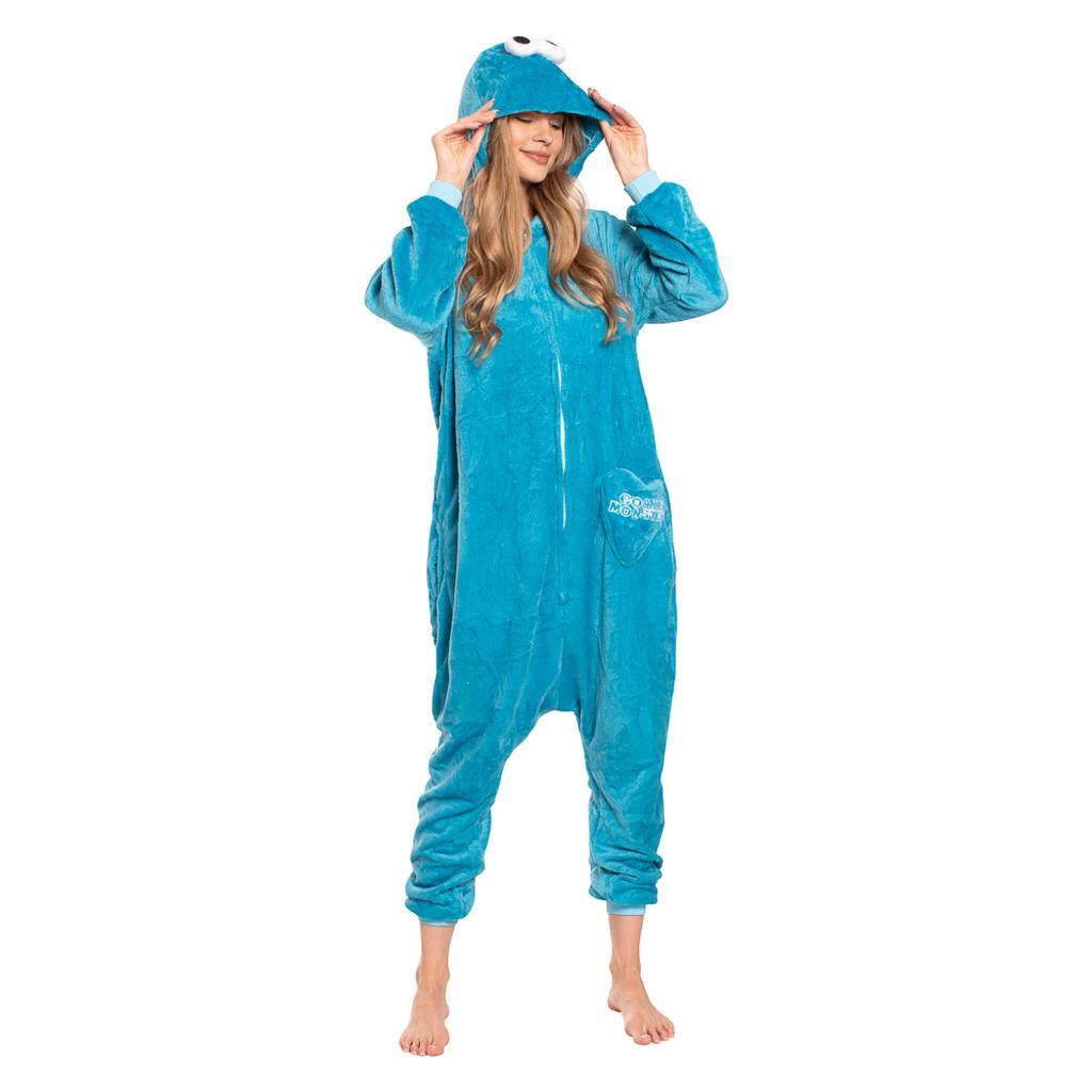 Piżama damska kostium kigurumi onesie strój ciasteczkowy potwór 145-155 s