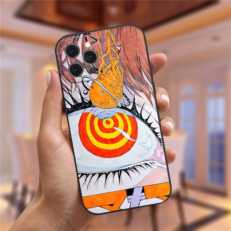 Japānas karikatūra Anime motorzāģa vīrieša tālruņa korpuss iPhone 13 Pro Max XR XS Max 6s 7 8 Plus 12 Mini 11 Pro Max mīksts TPU vāciņš Funda