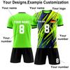Personalised Shirts Kit Mens Girls With Name Number Custom Football Jerseys For Boys Training Suit