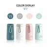 Compact Vacuum Insulated Stainless Steel Travel Mug 270ml Students Women Men Portable Mini Thermos Cup With Carabiner Strap