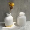 3D Vase Silicone Mold Plant Holder Flowerpot Ornament Mould Home Decoration
