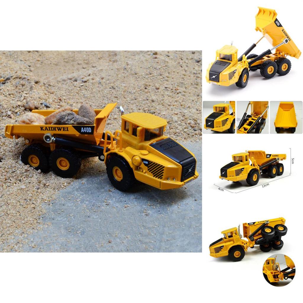 Model wywrotki Kdw 1/87 Diecast, Metalowy Pojazd Budowlany Dla Dzieci