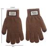 Autumn And Winter Men Padded Thicken Jacquard Touchscreen Gloves Warm Wool Gloves for Cold Weather