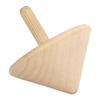 Wooden Top Craft Toy Rotating Wood Top Craft Gyroscopes Toy Gifts for DIY Kids Children Type A