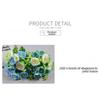 Realistic Silk Petals Artificial Flowers Plastic-wrapped Wire Stems