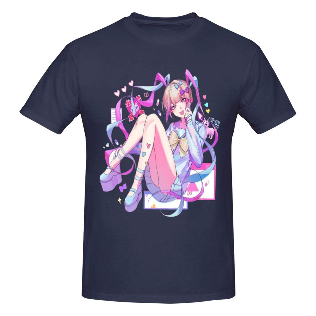 Needy Streamer Overload Fun T Shirts Graphic Y2k Anime Oneck Tshirts For Unisex Wounisex Tops