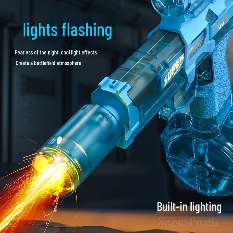 Firelight Pulse Electric Water Gun: Kids' High-Pressure, Long-Range, Continuous Fire Toy