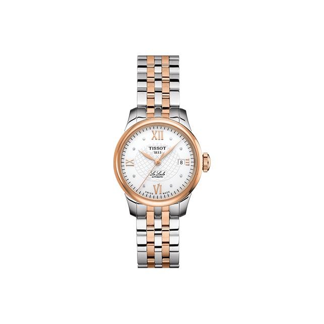 

TISSOT Le Locle Collection Automatic Mechanical Movement 30m Water Resistance Women s Watch 25.3mm T41.2.183.16 Silver Dial