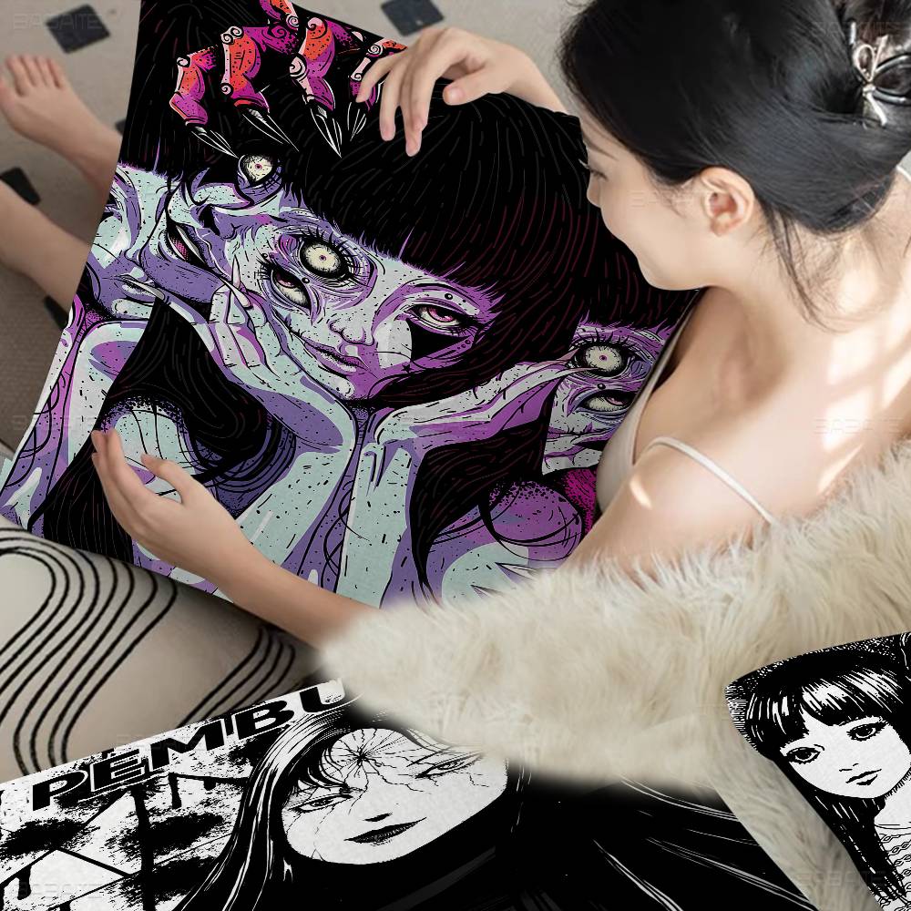 J-Junji Ito T-Tomie Pillow Anime Pillow Sofa Bed Head Pillow Cover Cushion Cover 45x45 Cm Fashion