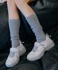 DISCOVERY EXPEDITION Ribbed Knee Socks (M/Grey)