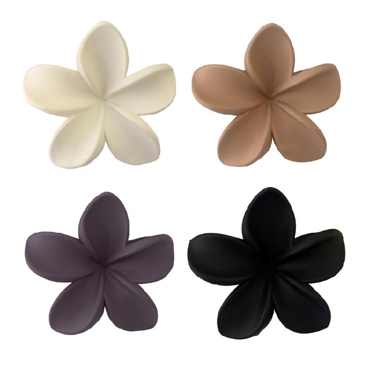 Delicate Flower Shape Hairpin Girls Taking Photo Ponytail Hair Claw Anti-Slip