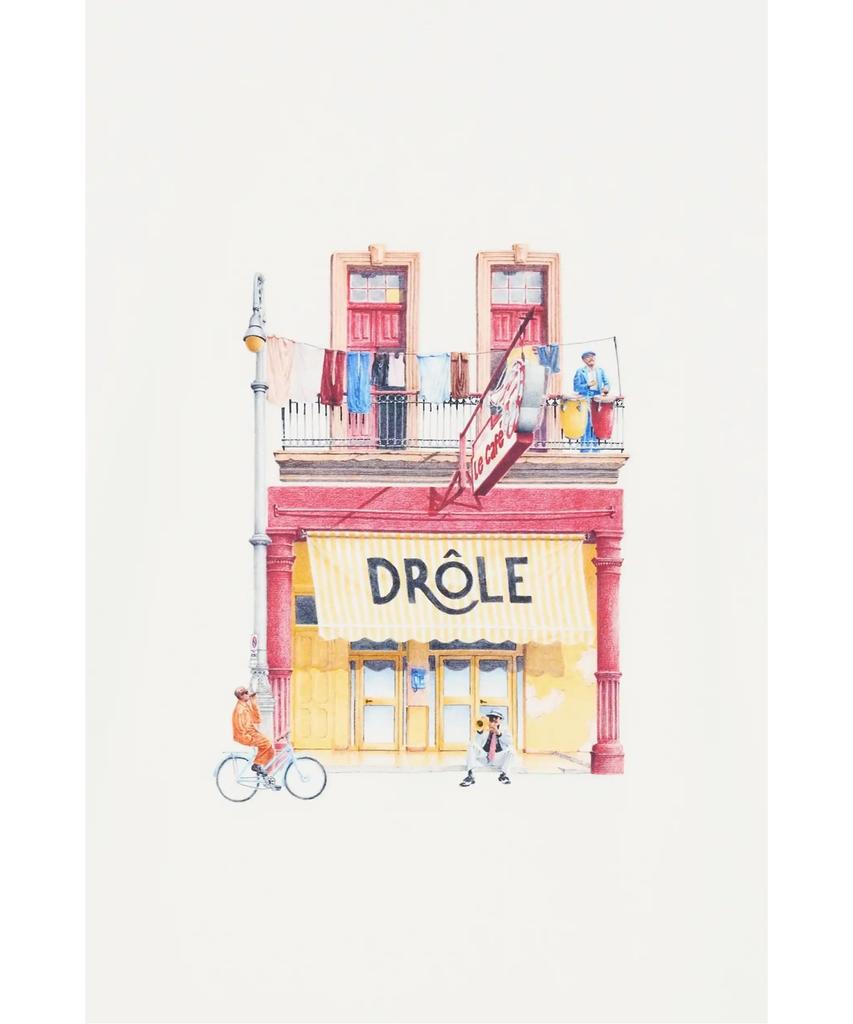 DROLE DE MONSIEUR Drole Cafe Graphic T-Shirt D0Tcm26216Whm