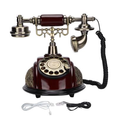 MS‑5301A Vintage telefón Antikový európsky štýl Pevná linka s káblom pre domácu kanceláriu Kaviareň Bar