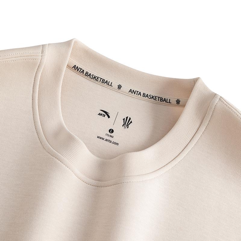 Anta Kyrie Series Comfortable Versatile Fleece Lined Pullover Sweatshirt Unisex tops 172611712N-3