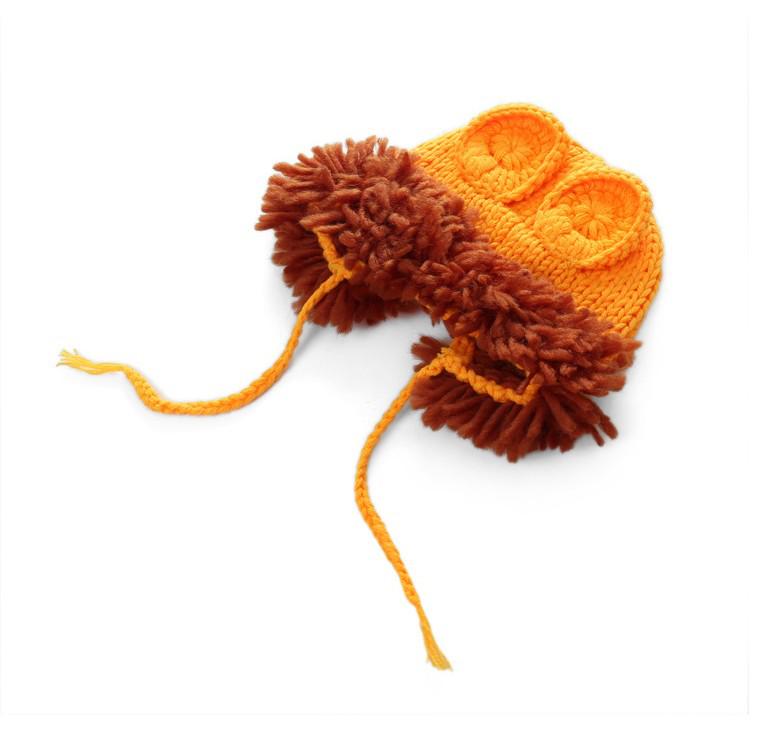 Baby Lion King Costume: Orange Lion Outfit with Props for Children's Photography