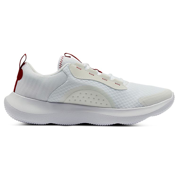 Under Armour Victory Comfortable Fabric Synthetic Leather Low Top Casual Running Shoes Men Sneakers White 3023639-106