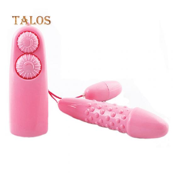 Women Double Control Vibrating Eggs Vibrator Stimulator Massager Dot Bullet Adult Sex Tool
