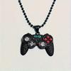 3-Piece Game Controller Necklace Set - Hip-hop Style Gaming Jewelry for Boys, a Creative Holiday Gift.