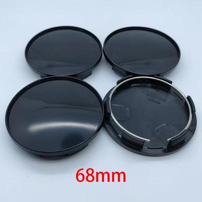 4 Stück/Satz 68mm Universal Auto Radmitte Nabenkappen Abdeckung Kit Autozubehör Langlebiger ABS-Kunststoff Autostyling Teile Zubehör
