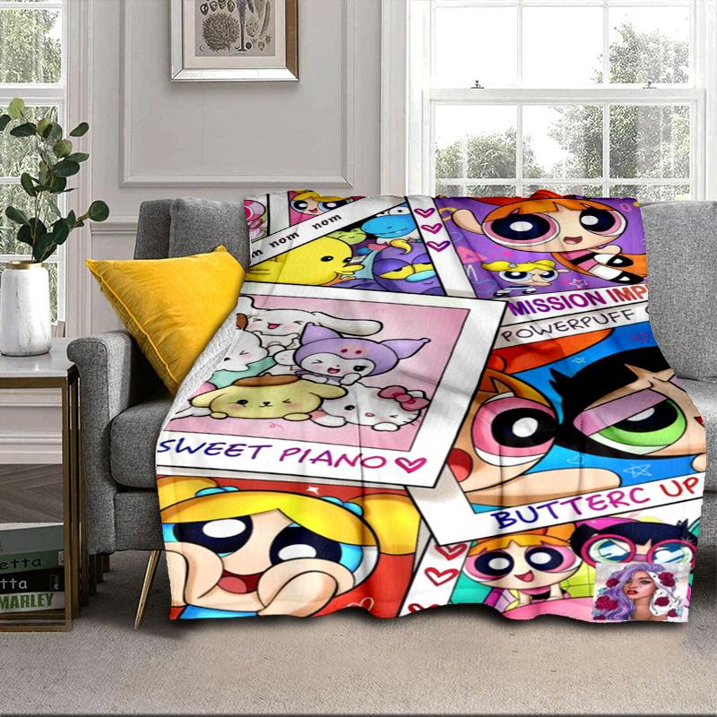 Power Police  Adventure Blanket Flannel Blanket for Bed, Sofa, Camping, Hiking, Picnic Essentials, Gift for Family Fan Gifts