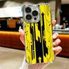 Cyberpunk Aesthetics Plating Phone Case For Iphone 16 17 Pro Max Air 16E 14 15 Plus 12 13 Mini Anti-Fall Airabag Cover