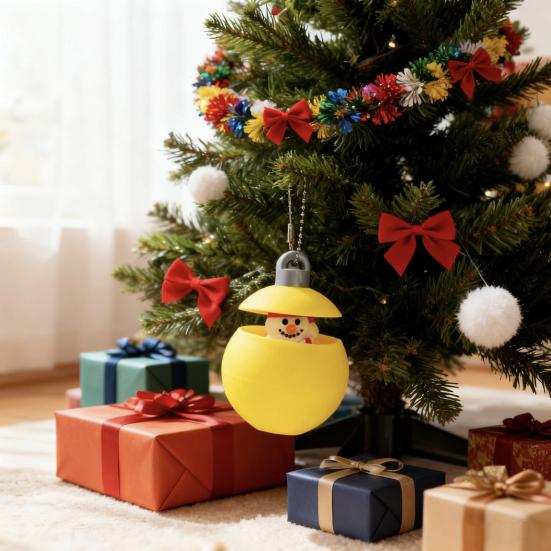 Yousheng Christmas Ball Ornament Shatterproof Reusable Holiday Xmas Tree Hanging Santa Claus Reindeer Snowman Ball Decoration Holiday Party Pendant