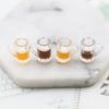 10PCS Miniature Beer Glass Dollhouse Mug Models Fairy Garden Doll House Decor