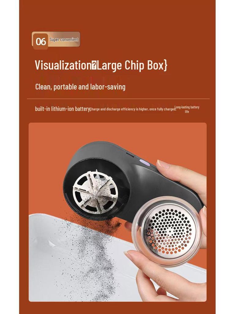 Rechargeable Portable Lint Remover for Home Use