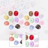 20 Pieces Acrylic Cowboy Hat Beads Pendants Opaque Decorative Western Hats Bead Charms for Jewelry