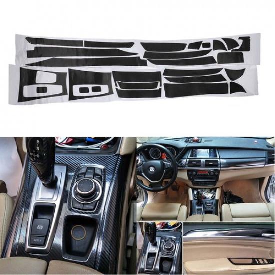 Brand New Sticker Decals 3D Carbon Fiber Cover DIY Decorate Glossy Interior