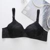 Foreign trade models, middle-aged and elderly people without steel rims, thin cups, lace bra covers gather in three rows of stock.