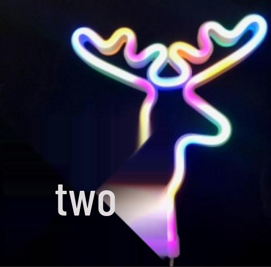 Wandleuchte in Alienform mit Neon-LED - Feiertagsatmosphäre & Liebesdekorationsstreifen