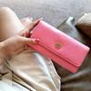 2024 Women's Versatile Quilted Leather Clutch: Korean Fashion with Embroidered Buckle