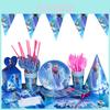 Frost Elsa Anna Födelsedagsfest Dekorationer Set Perfekt För Din Lilla Prinsessas Speciella Dag