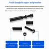 Telescopic All-Aluminum Magnetic GPU Support Bracket for RTX 4090/3070 - Anti-Bending, Adjustable.