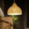 Wabi-Sabi Bamboo Rattan Pendant Lamp: Zen-Inspired Teahouse Lighting