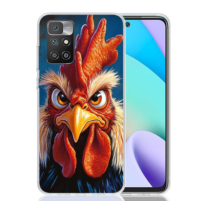 Chicken Hen Rooster For Xiaomi Redmi 13C 13 12C 12 14C Phone Case 10 10A 10C 9 9A 9C 9T 8A 8 7A 7 6A 6 Pro K70 K60 K40 K20 S2 10