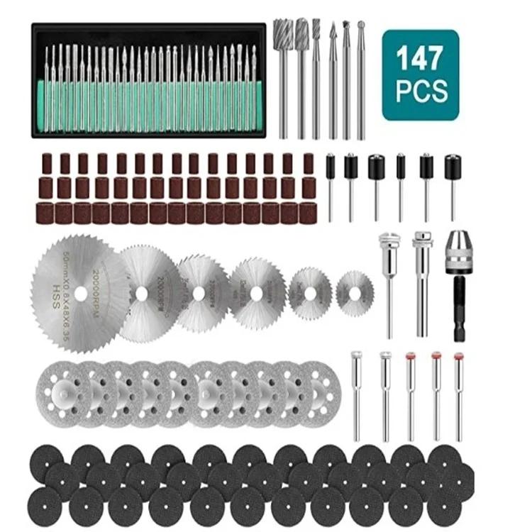 

147Pcs/Set Polishing Electric Grinder Grinding Accessorie Regulating Speed Drill Grinder Tool for Milling Polishing