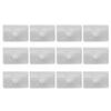 12Pcs Car Wind Rain Deflector Channel Fixing Retaining Clips, Stainless Steel Deflector Clips for HEKO G3 SNED
