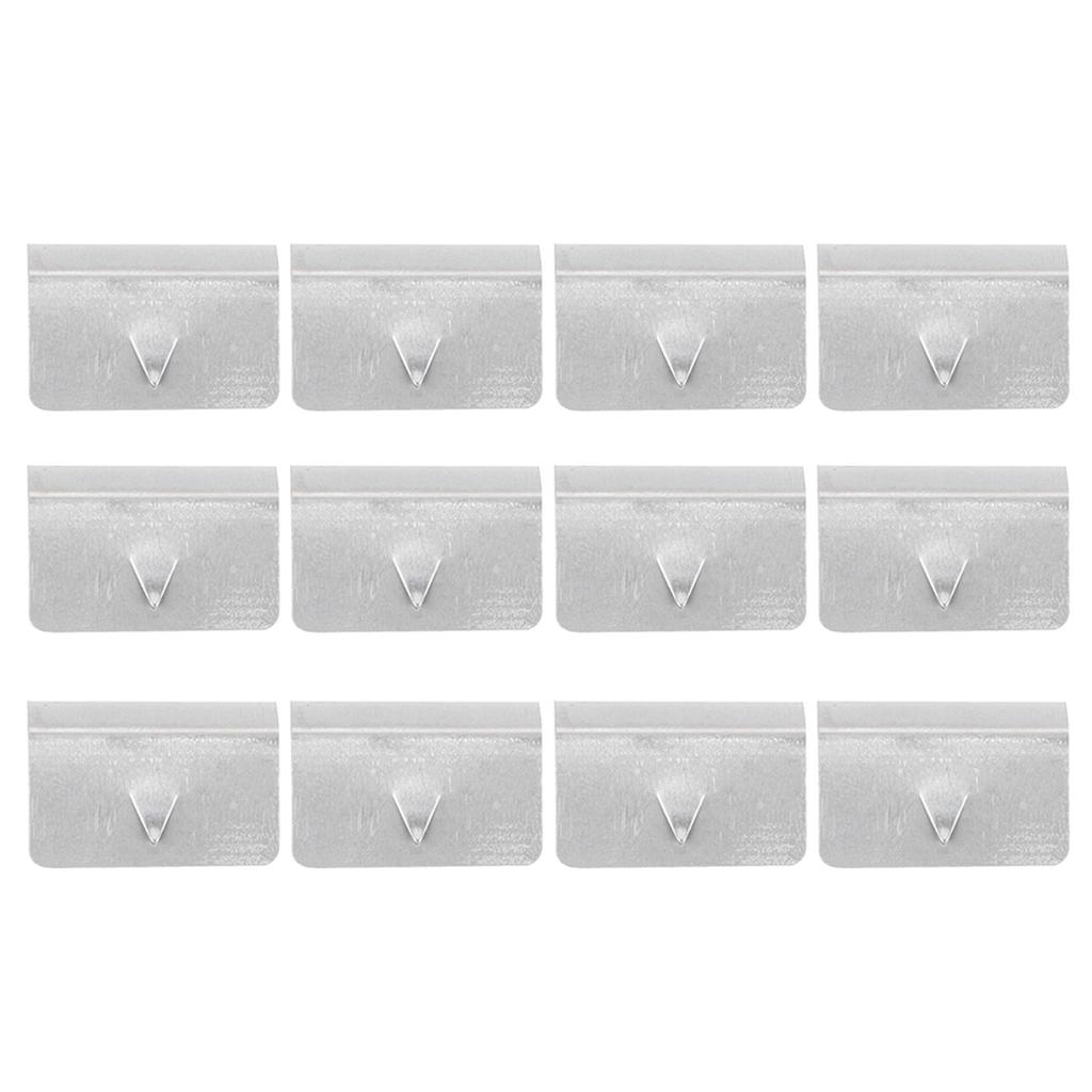 12Pcs Car Wind Rain Deflector Channel Fixing Retaining Clips, Stainless Steel Deflector Clips for HEKO G3 SNED