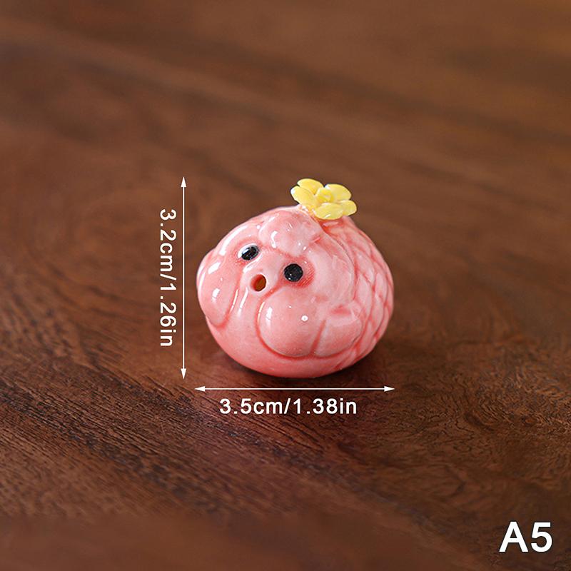 Bubbling Tea Pet Piggy Cartoon Ceramic Tea Cup Little Pig Spit Bubbles Water Mug Funny Gift Home Decoration Tea Accessories