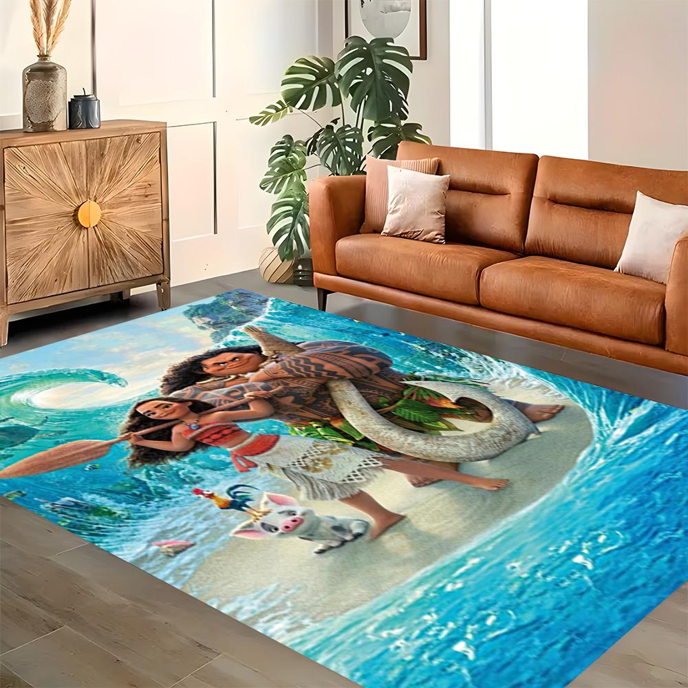 Moana's Adventure On The Waves rug for Living Room rug, Bedroom, Study Room, Hallway Decoration, Perfect for Home Decoration or Holiday Gifts
