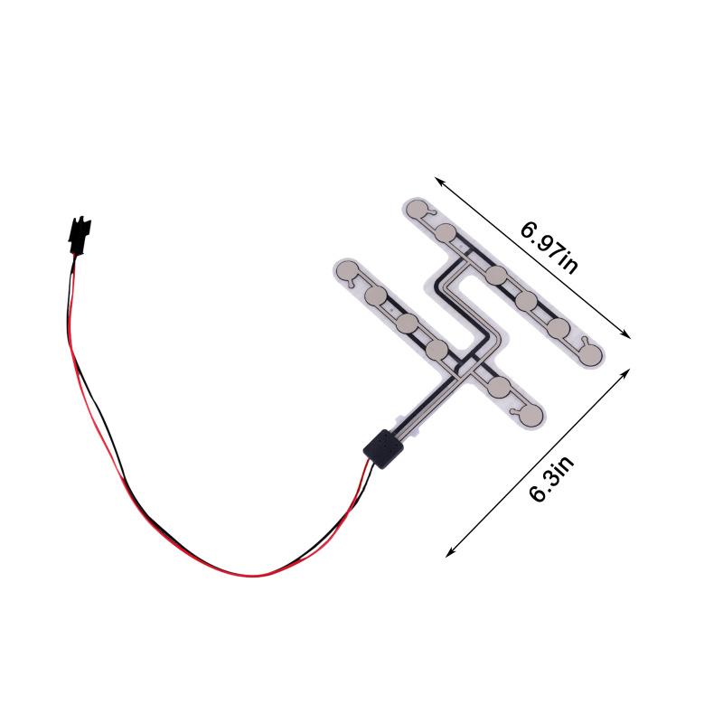 1 Pcs Universal Car Seat Pressure Sensor Safety Belt Warning Reminder Pad Occupied Seated Alarm