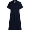 Solid Logo Slim Fit Short Sleeve Dress Women Dresses Navy-Blue 76J4861-FAP