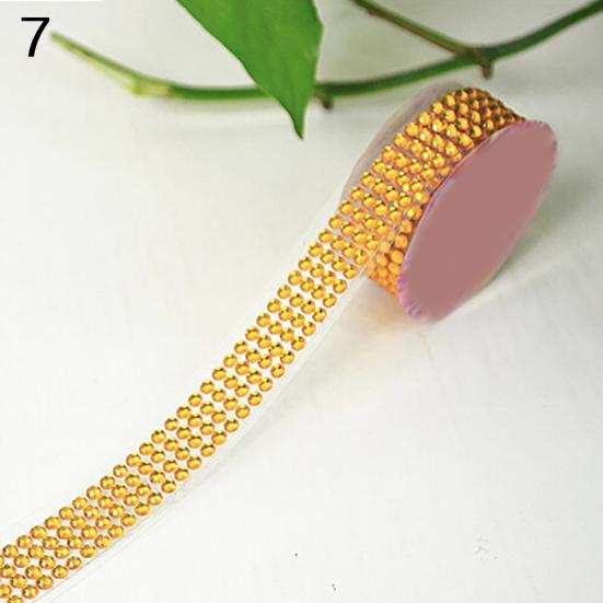 Self-Adhesive Acrylic Rhinestones Stick On Scrapbooking Craft Sticker Tape