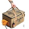 Portable Camping Gear Storage Bag with Anti-Collision Protection for Cookware, Tableware, Gas Canisters, and Accessories