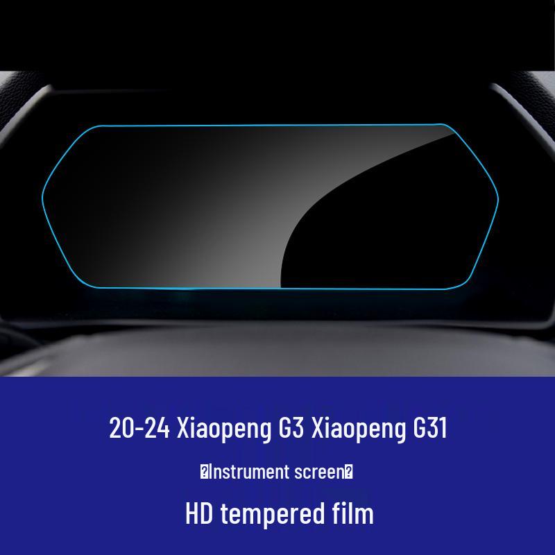"Explosion-Proof Tempered Film Protector for Xiaopeng G3i, G6, G9, X9 Navigation Display"