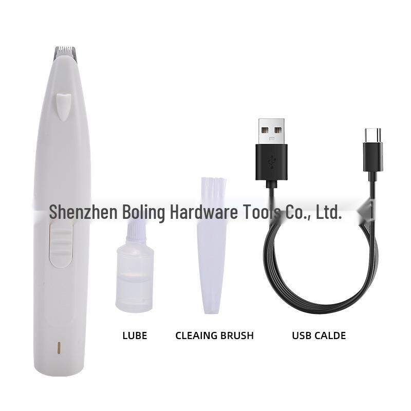 

Electric Pet Paw Hair Trimmer for Cats and Dogs - Grooming Clippers for Paws and Pads Rechargeable белый