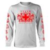ULVER BLOOD INSIDE (WHITE) LONG SLEEVE SHIRT
